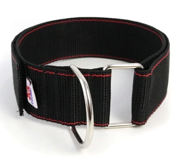 Coleira em Nylon Para Pit Bull com Velcro - Ref. 66